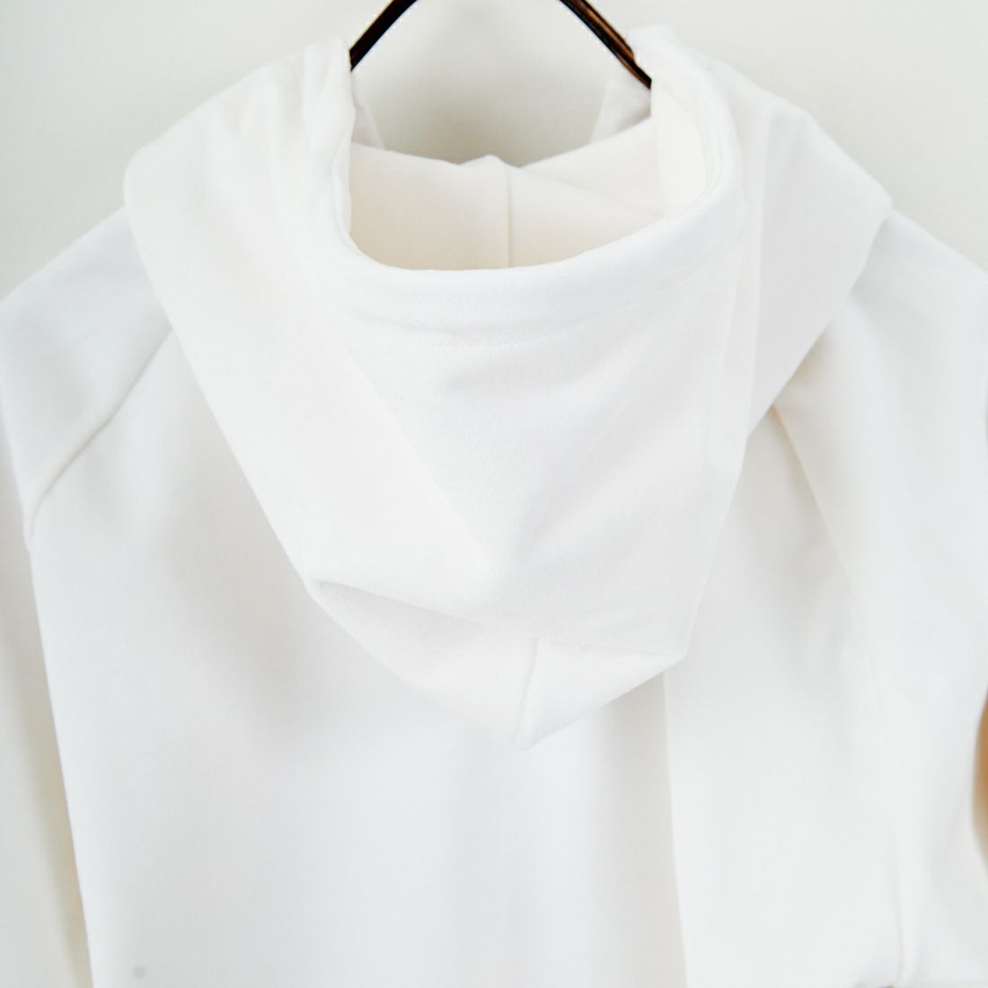 SY32 [エスワイサーティトゥ] ベロア 3レイヤージップフーディ [15518] WHITE