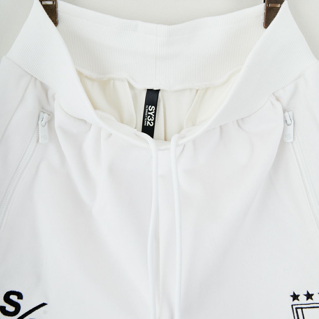 SY32 [エスワイサーティトゥ] ベロア 3レイヤーパンツ [15519] WHITE