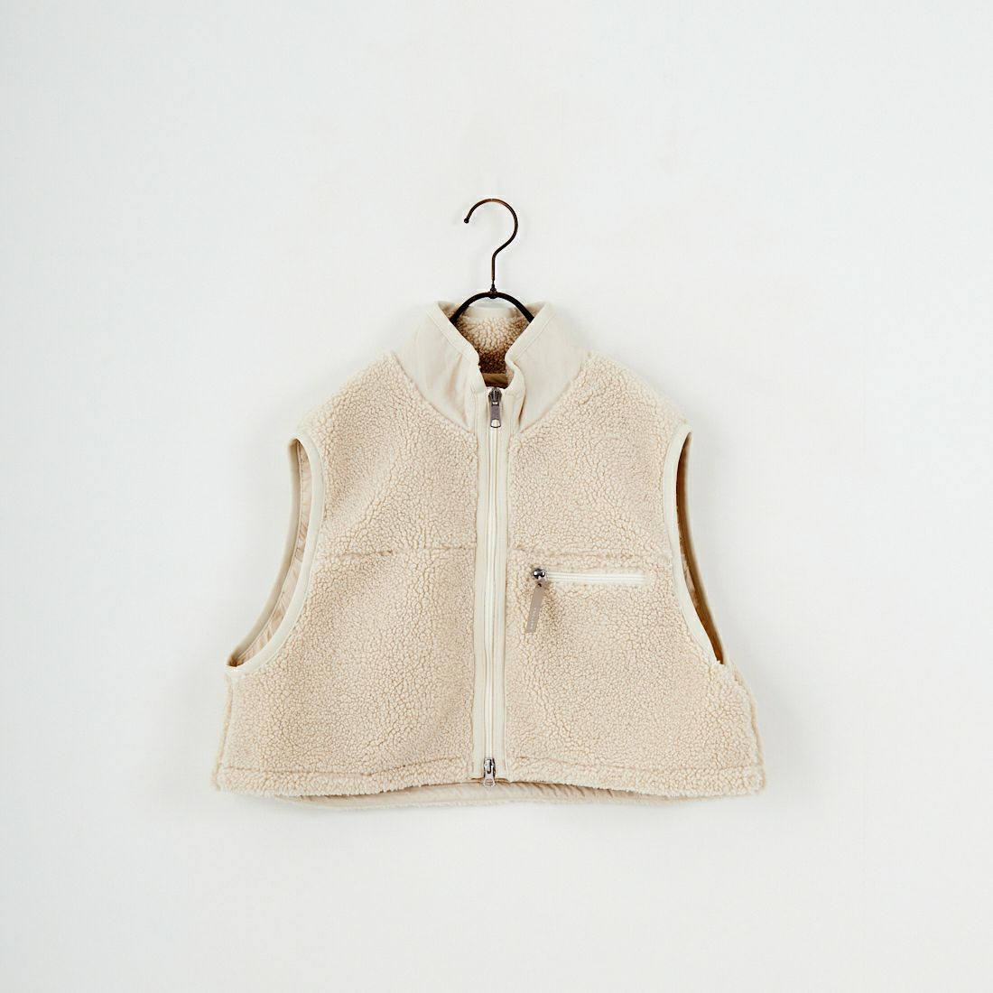 Gymphlex [ジムフレックス] コージーライトボア ショートベスト [GY-A0568BOL] OYSTER WHT