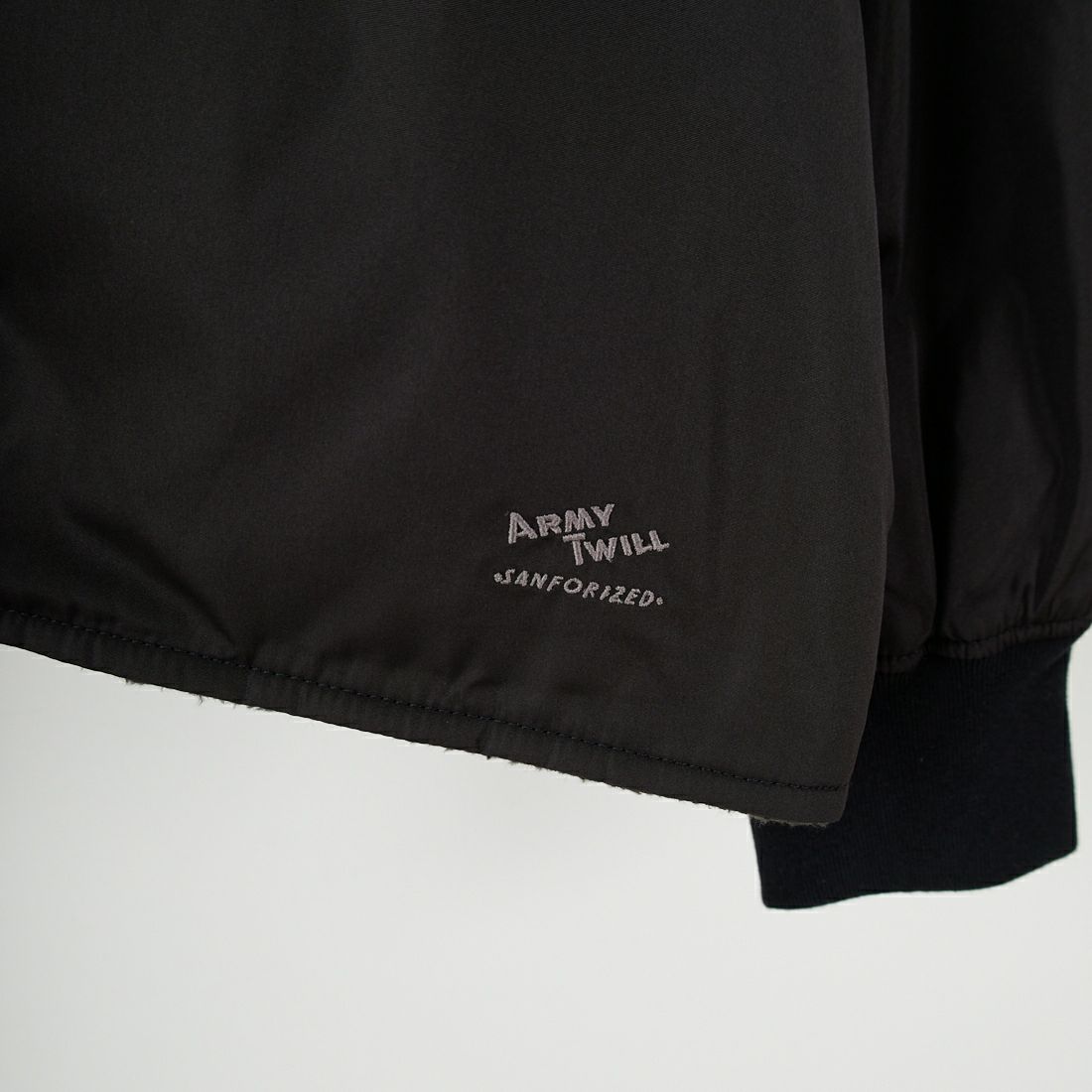 ARMY TWILL SANFORIZED [アーミーツイル サンフォライズド] Pe Weather リバーシブルブルゾン [AM-2554005] BLACK