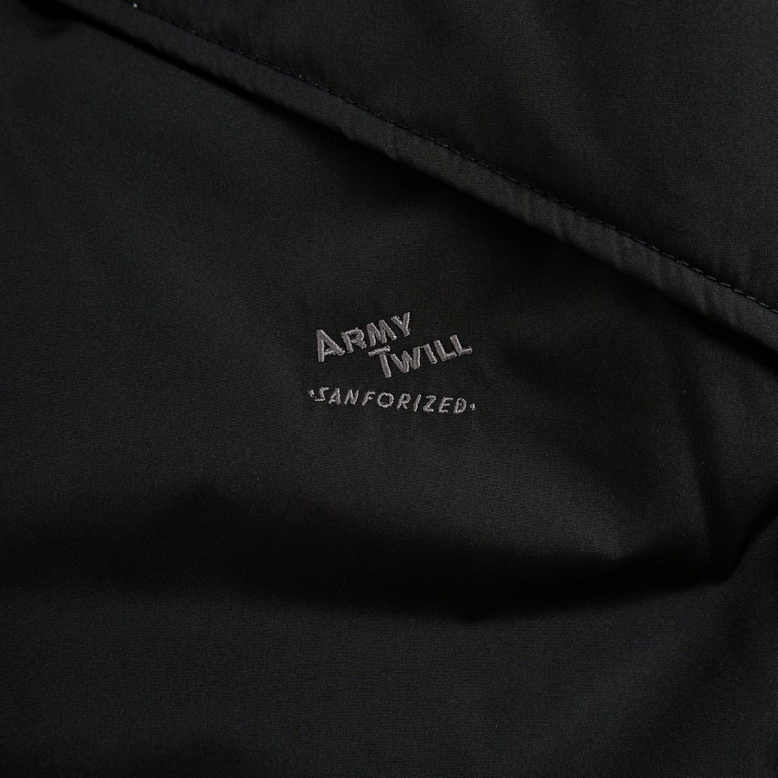 ARMY TWILL SANFORIZED [アーミーツイル サンフォライズド] Pe Weather パディングジャケット [AM-2554006] BLACK