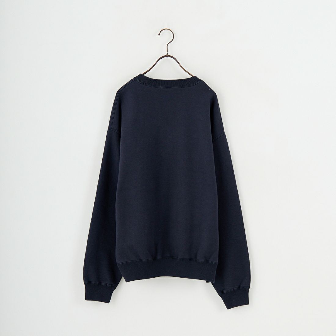 orSlow [オアスロウ] リラックスフィット デンスリーニットスウェットシャツ [01-0041] 02 D.NAVY