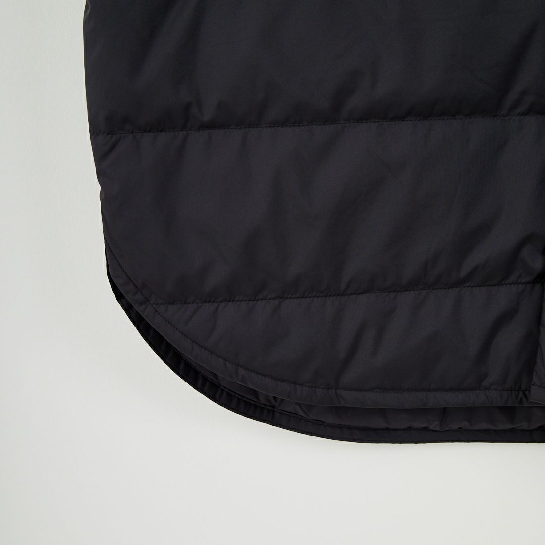 ORCIVAL [オーシバル] ラウンドネックロングコート [OR-A0602DPR] BLACK