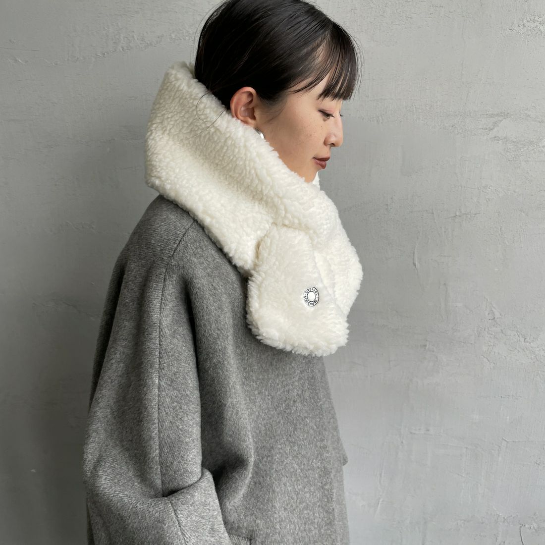 ORCIVAL [オーシバル] ボアマフラー [OR-H0262BFF] IVORY