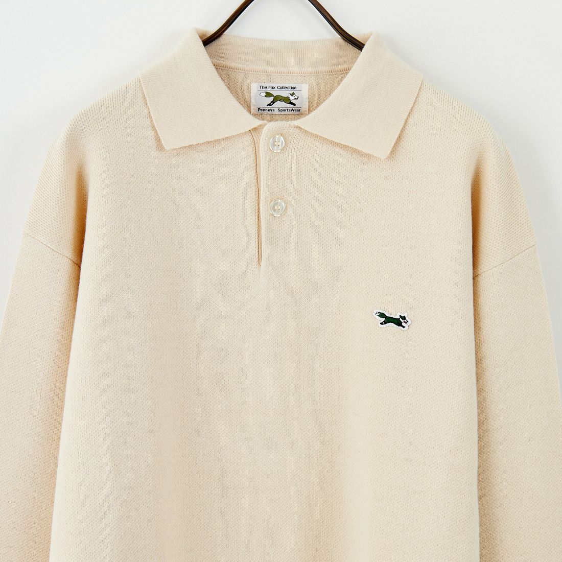 THE FOX [ザフォックス] 別注 ポロカラーニット [JFL25AW-04-JF] NATURAL