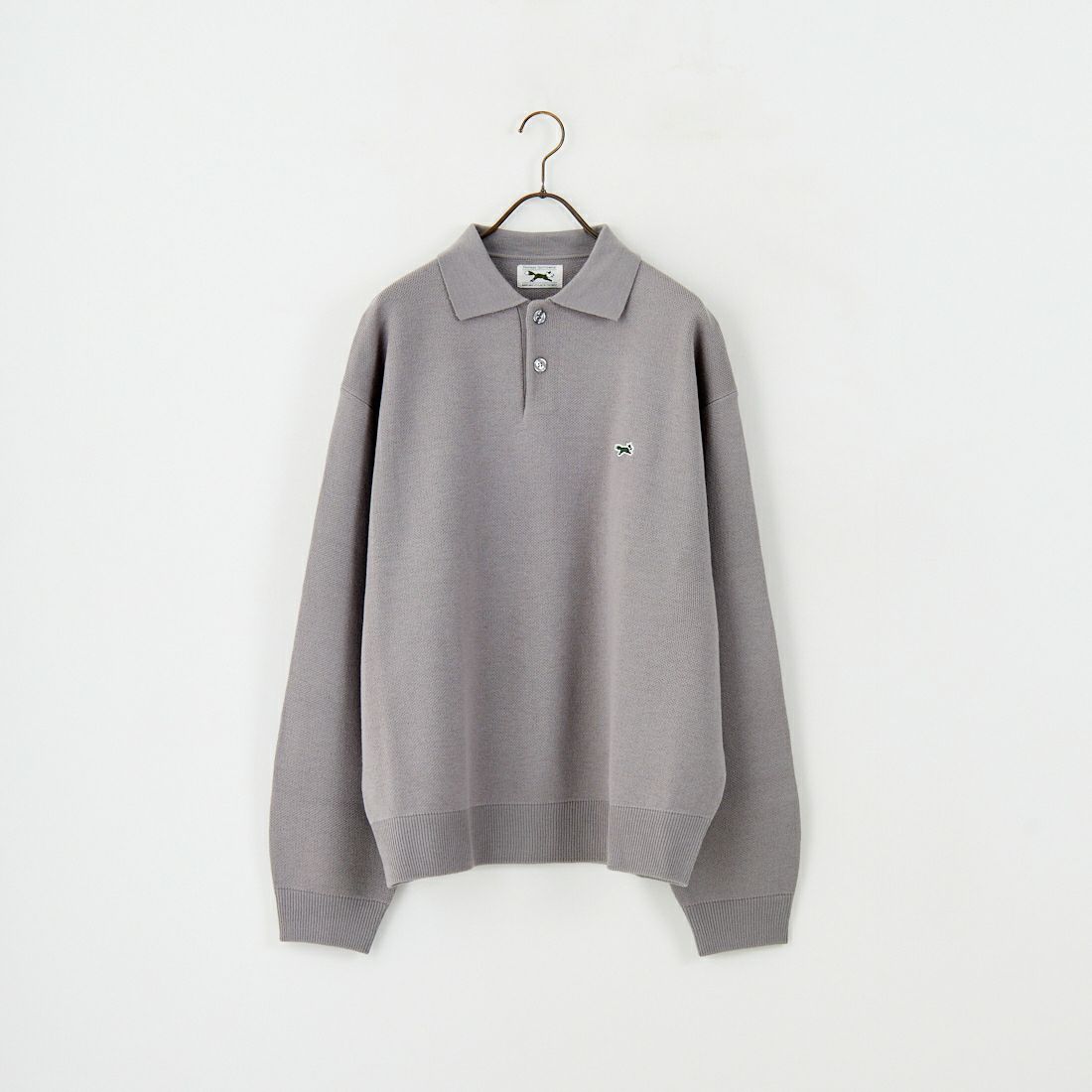 THE FOX [ザフォックス] 別注 ポロカラーニット [JFL25AW-04-JF] GRAY
