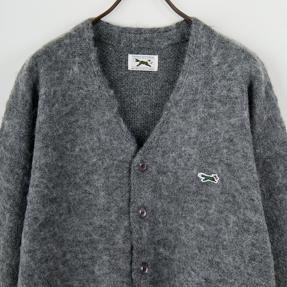 THE FOX [ザフォックス] 別注 シャギーニットカーディガン [JFL25AW-05-JF] GRAY