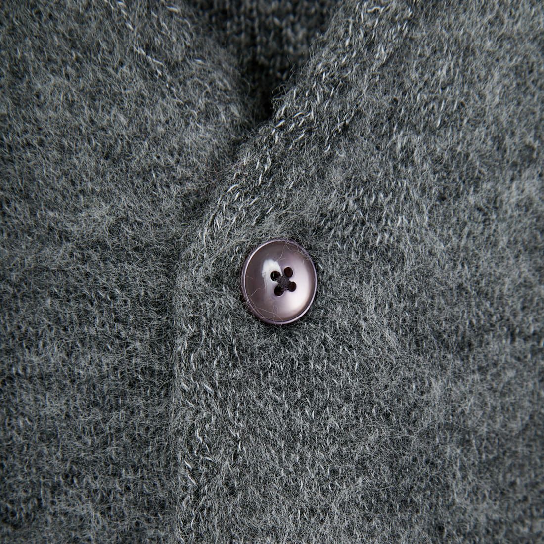 THE FOX [ザフォックス] 別注 シャギーニットカーディガン [JFL25AW-05-JF] GRAY