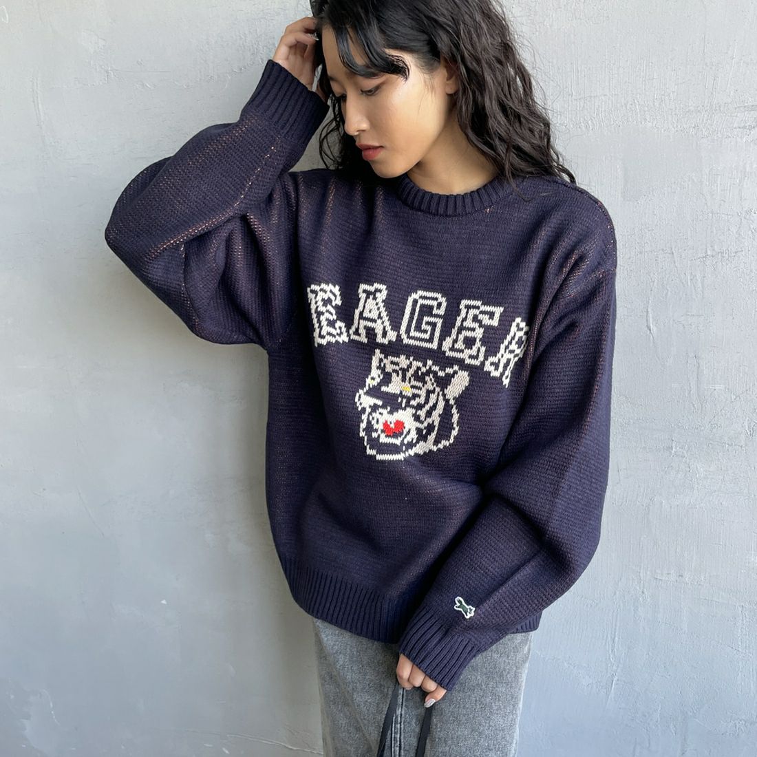 NAVY&&モデル身長：162cm 着用サイズ：S&&