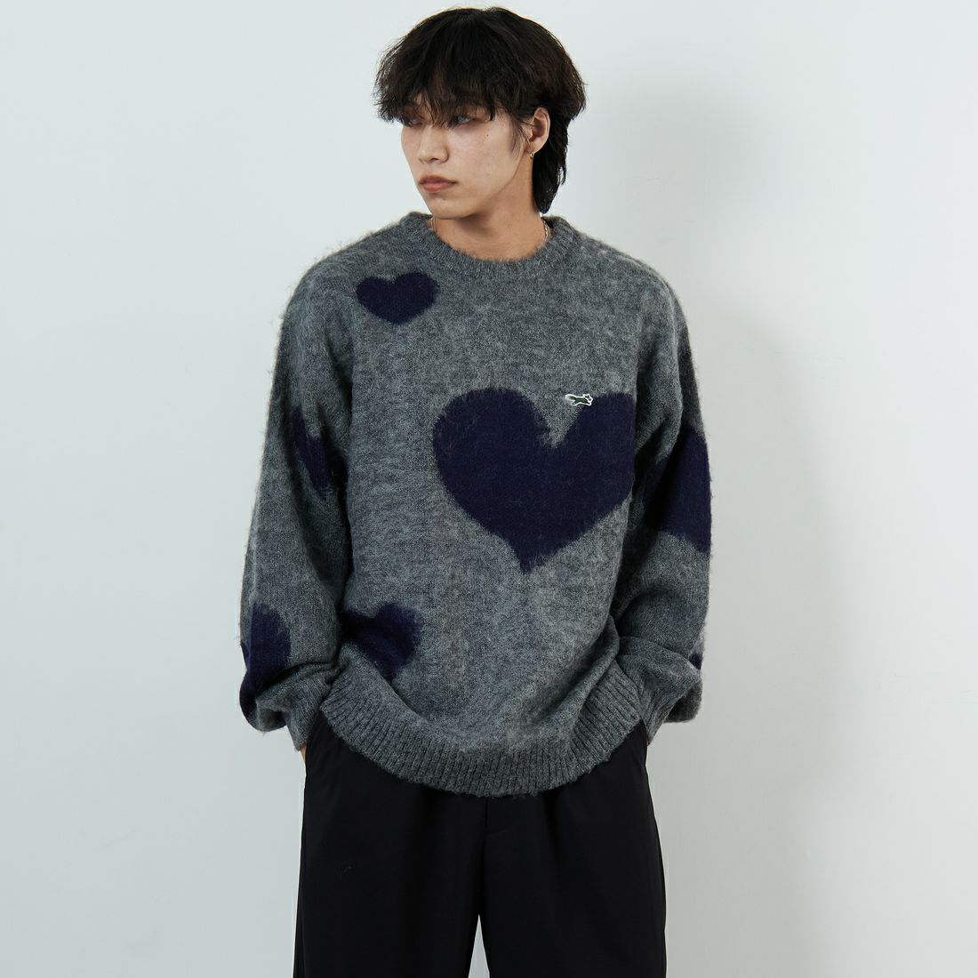 GRY ﾊｰﾄ&&モデル身長：179cm 着用サイズ：L&&