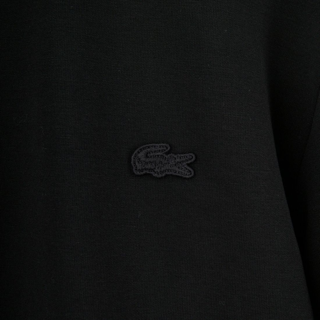 LACOSTE [ラコステ] ジャカードネックモックネックスウェット [SH9542] 031 BLACK