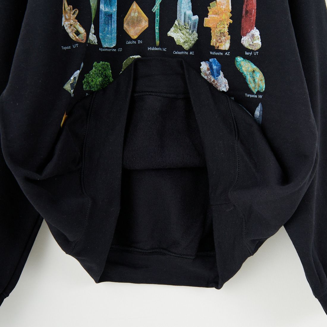 Atalas Screen Printing [アトラス スクリーン プリンティング] アルティメットミネラルガイドスウェット [MINERAL-GUIDE] BLACK