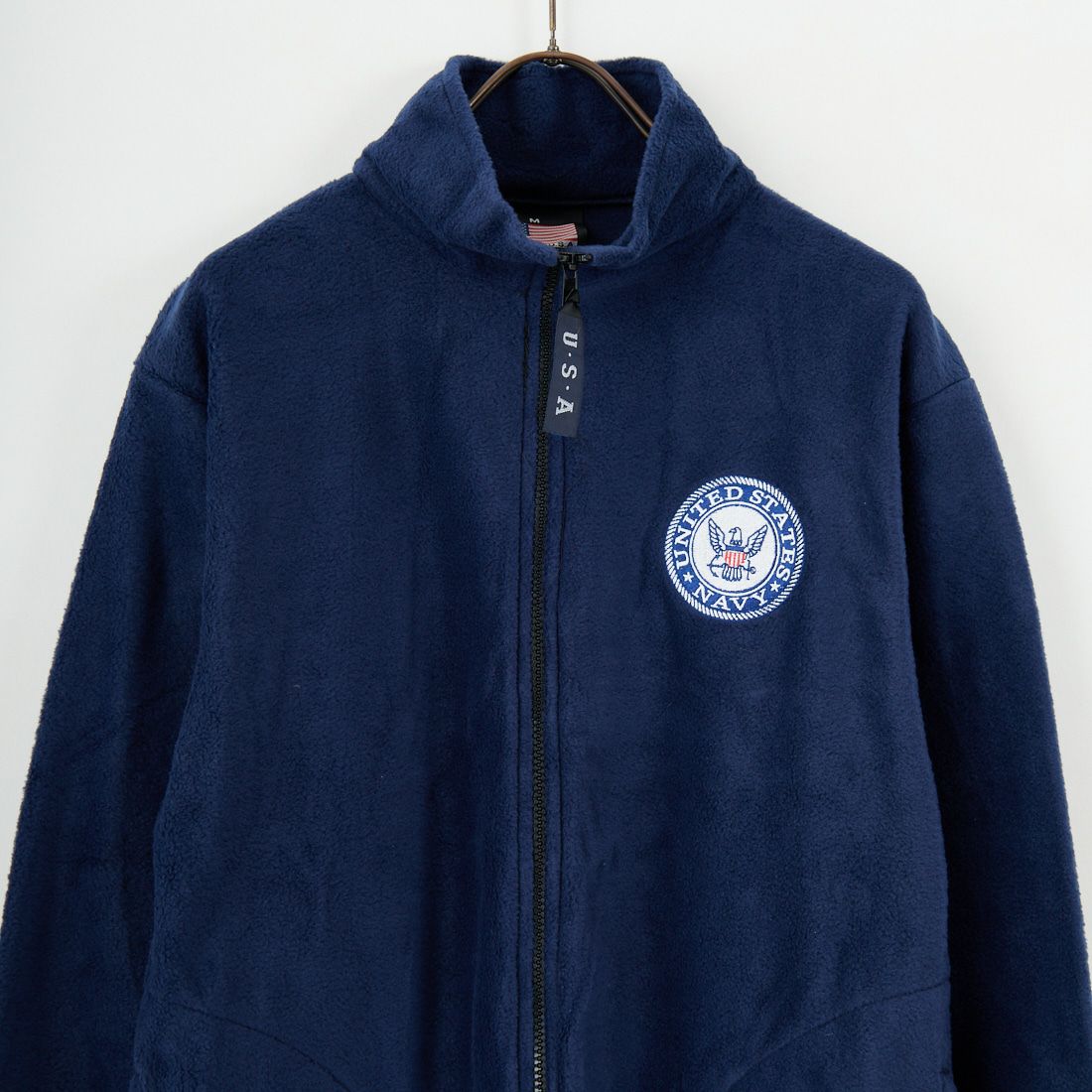 JWM Military Wear [ジェイダブリューエム ミリタリーウェア] US NAVY フリースジップアップジャケット [34684] NVY