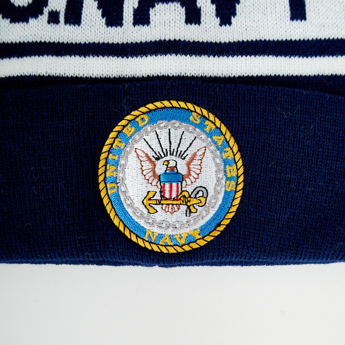 JWM Military Wear [ジェイダブリューエム ミリタリーウェア] US ポンポンニットビーニー [36244] NVY/WHT