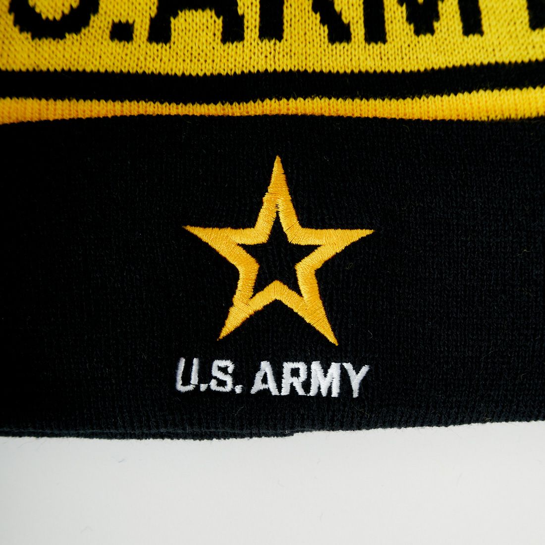 JWM Military Wear [ジェイダブリューエム ミリタリーウェア] US ポンポンニットビーニー [36244] BLK/GOLD