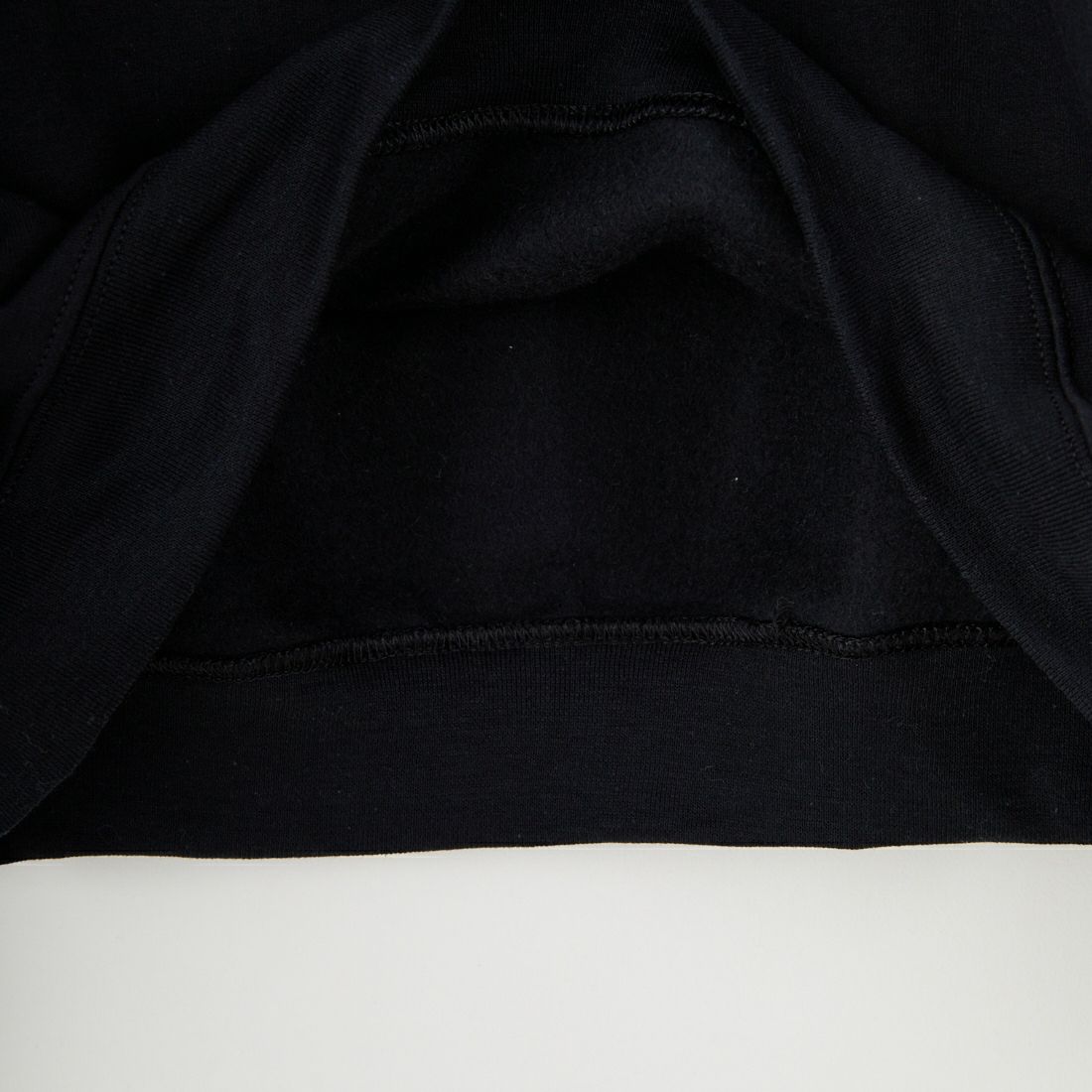 COTTON PAN [コットンパン] クルーネックスウェット [O&M] BLACK