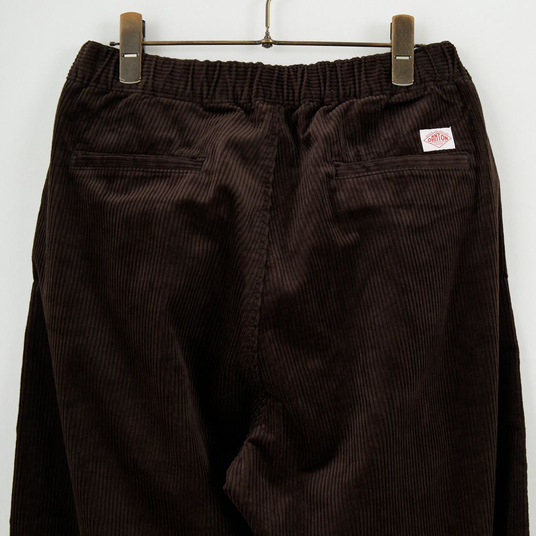 DANTON [ダントン] コーデュロイイージーストレートパンツ [DT-E0169CDU] DK.BROWN