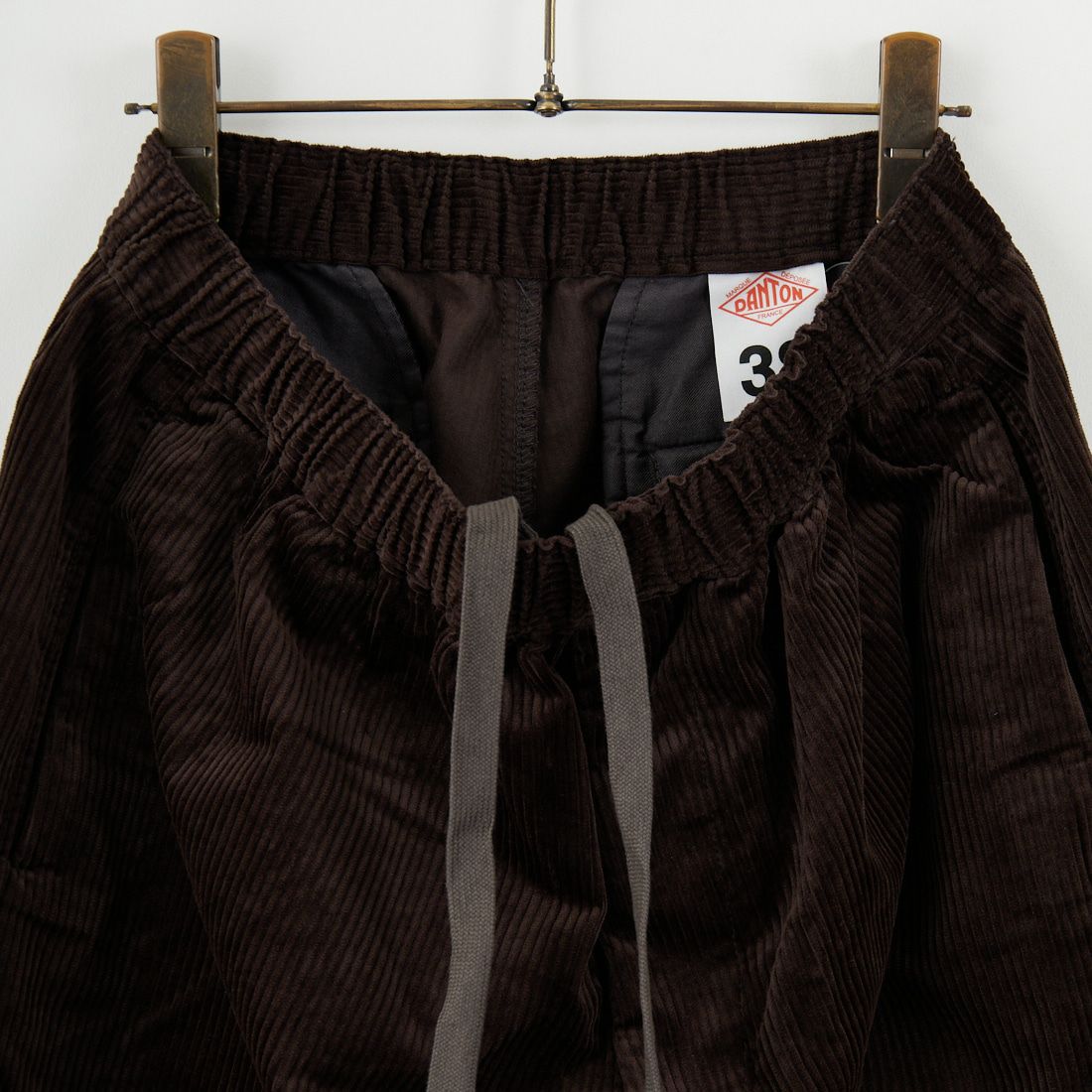 DANTON [ダントン] コーデュロイイージーストレートパンツ [DT-E0169CDU] DK.BROWN