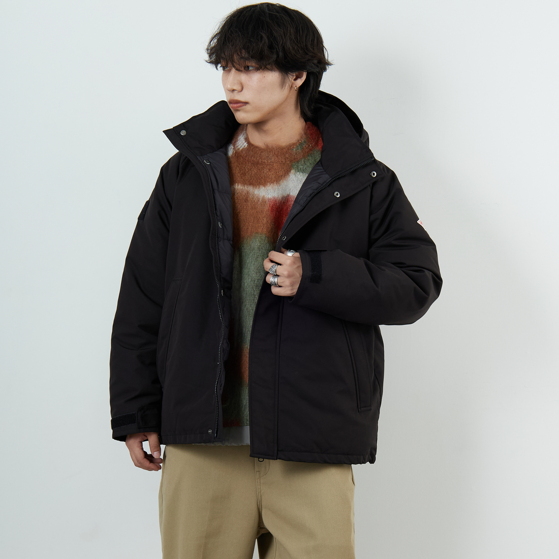 DANTON [ダントン] アーミーフーデッドジャケット [DT-A0030TPR