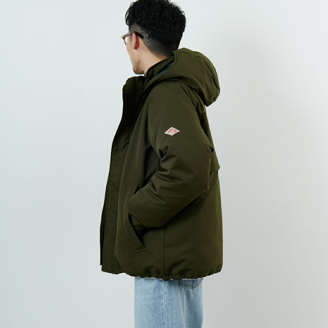 DANTON [ダントン] アーミーフーデッドジャケット [DT-A0030TPR
