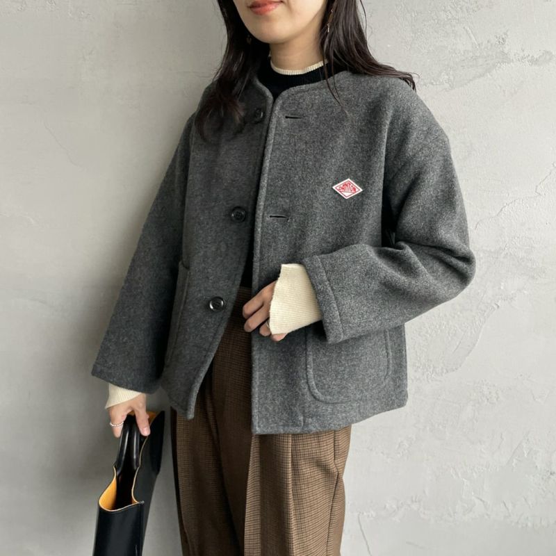 【新品】DANTON(ダントン) ウールライトパイルノーカラージャケット DANTON [ダントン] ウールライトパイルノーカラージャケット [DT