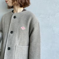 DANTON [ダントン] ウールライトパイルノーカラージャケット [DT