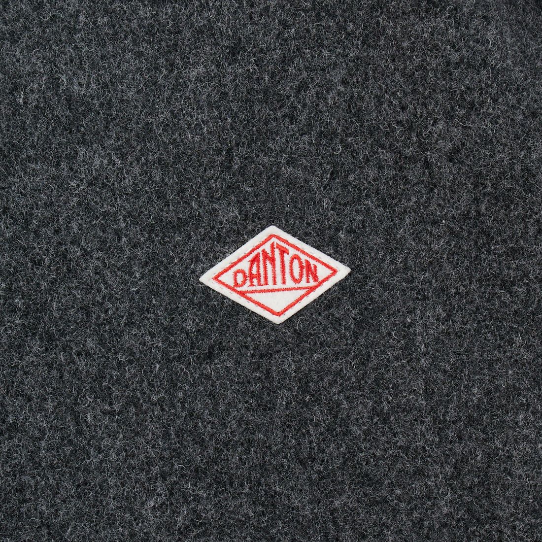 DANTON [ダントン] ウールライトパイルノーカラージャケット [DT-A0013WLP] M.GREY