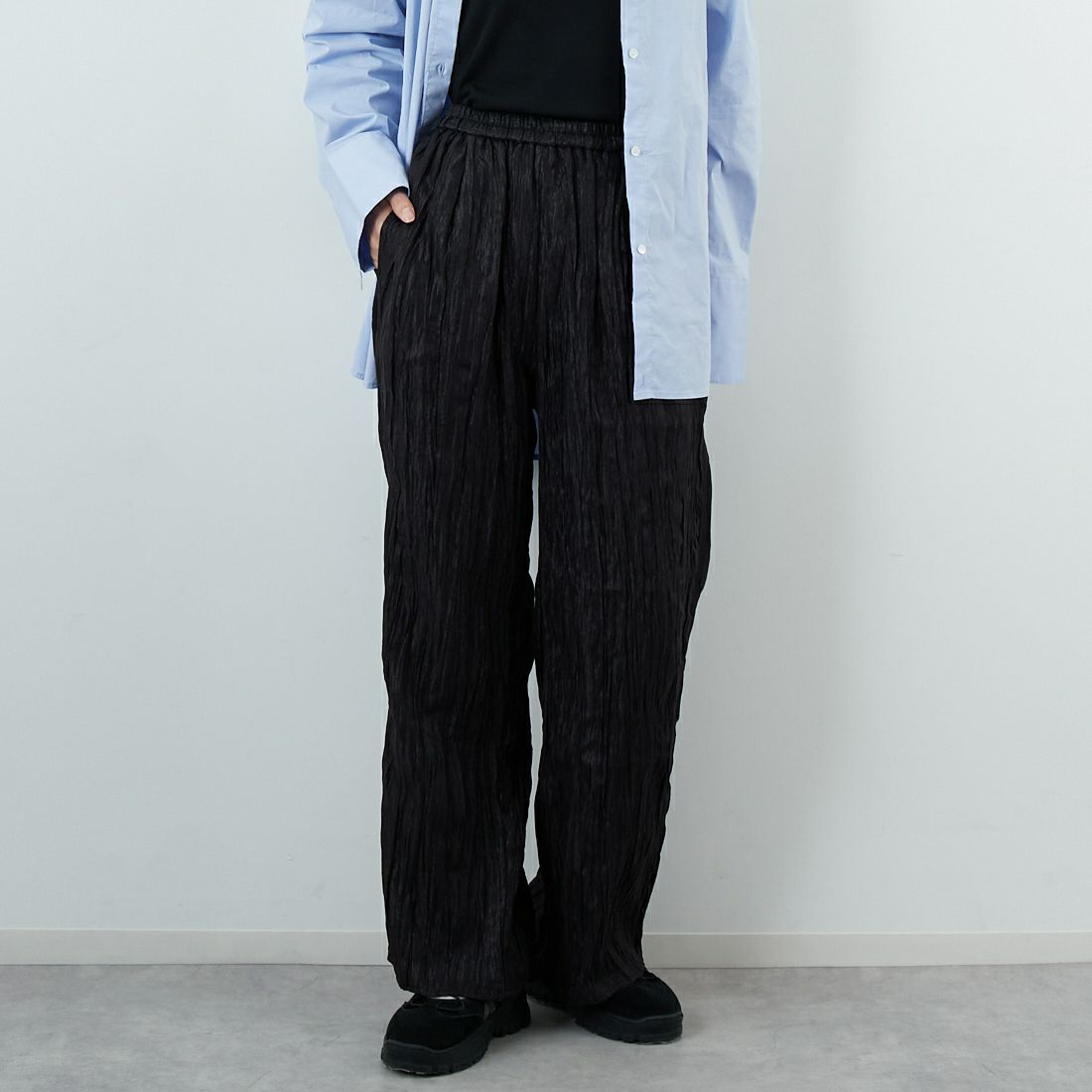 BLACK&&モデル身長：162cm 着用サイズ：F&&