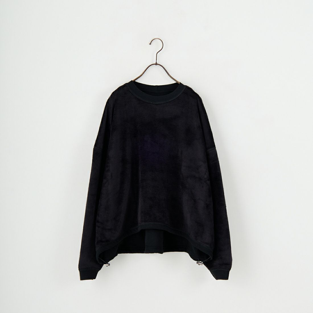 CLOCHE [クロシェ] 裏起毛リバーシブルロゴスウェット [55285703] ﾌﾞﾗｯｸ