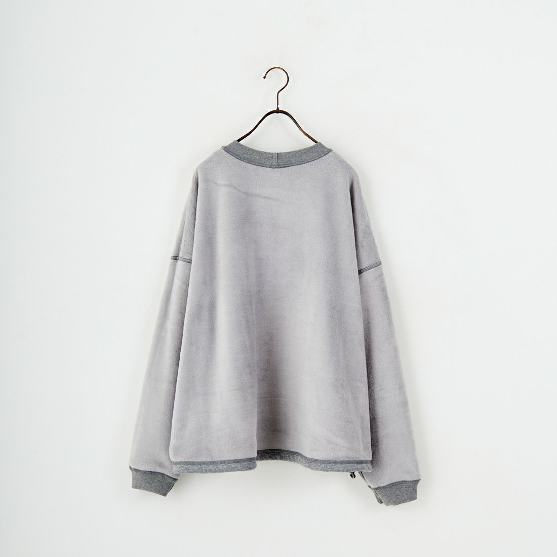 CLOCHE [クロシェ] 裏起毛リバーシブルロゴスウェット [55285703] ｸﾞﾚｰ