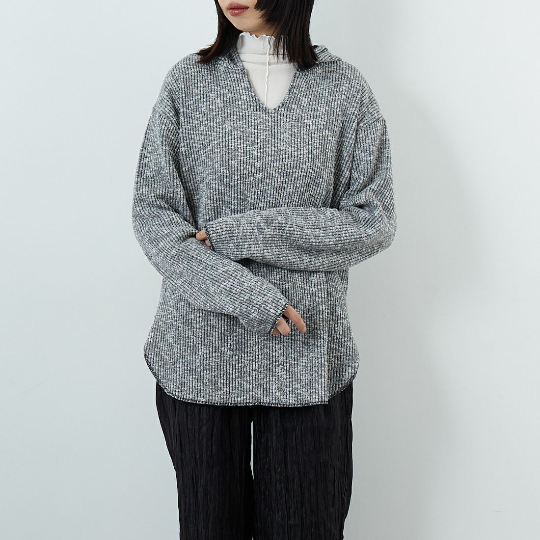 GRAY&&モデル身長：162cm 着用サイズ：F&&