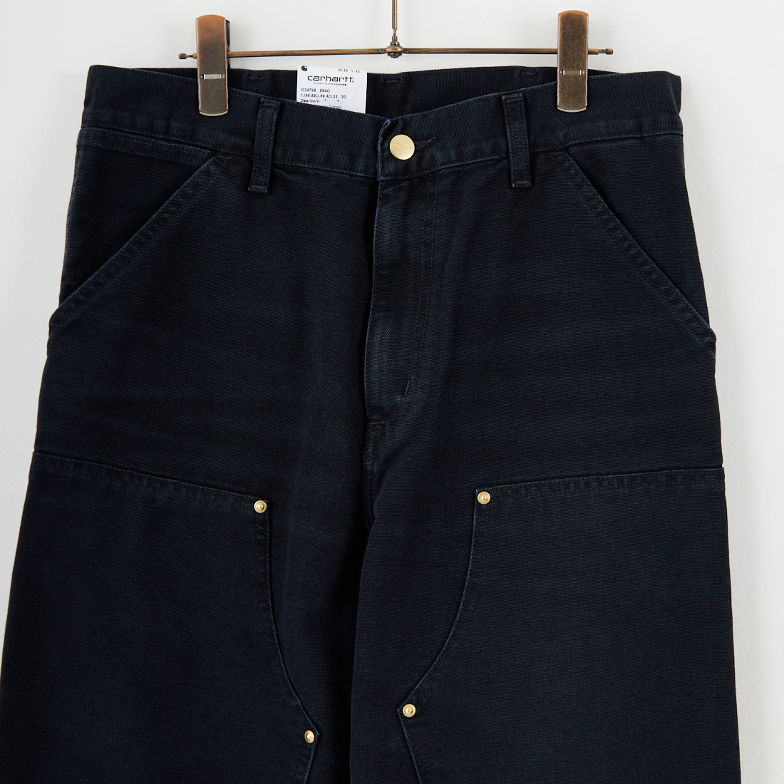 carhartt WIP [カーハートダブリューアイピー] ダブルニーパンツ [I034796] BLACK