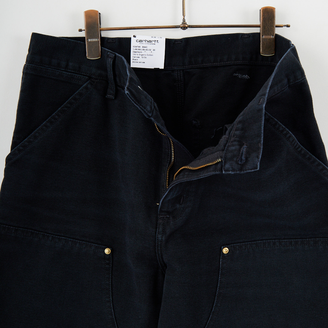 carhartt WIP [カーハートダブリューアイピー] ダブルニーパンツ [I034796] BLACK