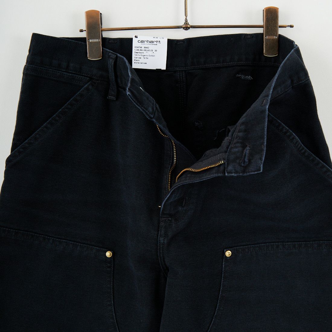 carhartt WIP [カーハートダブリューアイピー] ダブルニーパンツ [I034796] BLACK