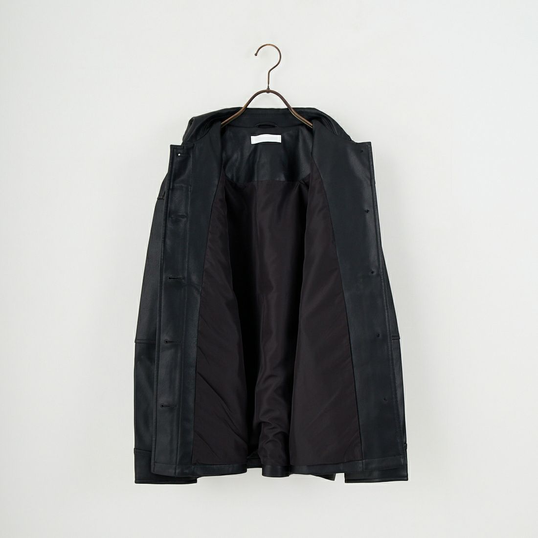 Jeans Factory Clothes [ジーンズファクトリークローズ] スリーブデザイン フェイクレザージャケット [25478-HN] BLACK