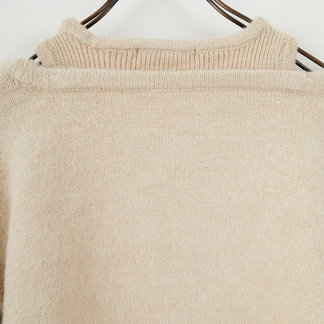 nenom [ネノム] レイヤードデザイン Vネックニット [NE25131039] 22 BEIGE