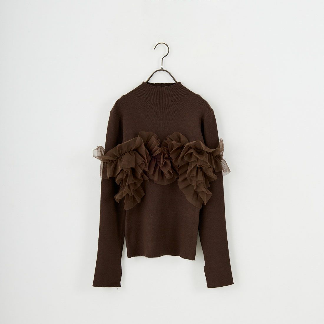 nenom [ネノム] マルチWAY チュールドッキングニットプルオーバー [NE25131042] 28 BROWN