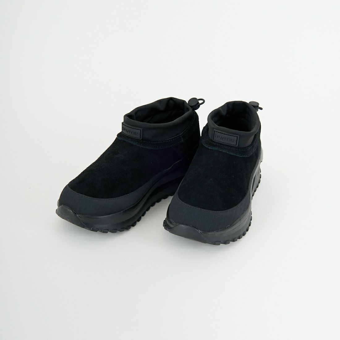 HUNTER [ハンター] トラベルフロー スエードトレーナー [UFF7116LEA] BLK