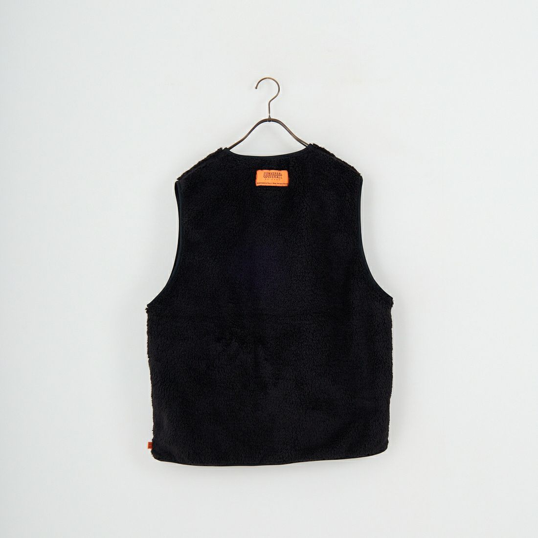 UNIVERSAL OVERALL [ユニバーサルオーバーオール] 別注 リバーシブルボアベスト [U2531401IN-JF] BLACK