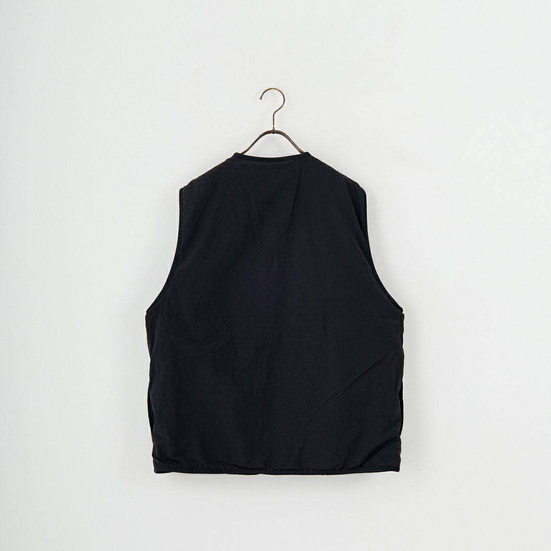 UNIVERSAL OVERALL [ユニバーサルオーバーオール] 別注 リバーシブルボアベスト [U2531401IN-JF] BLACK