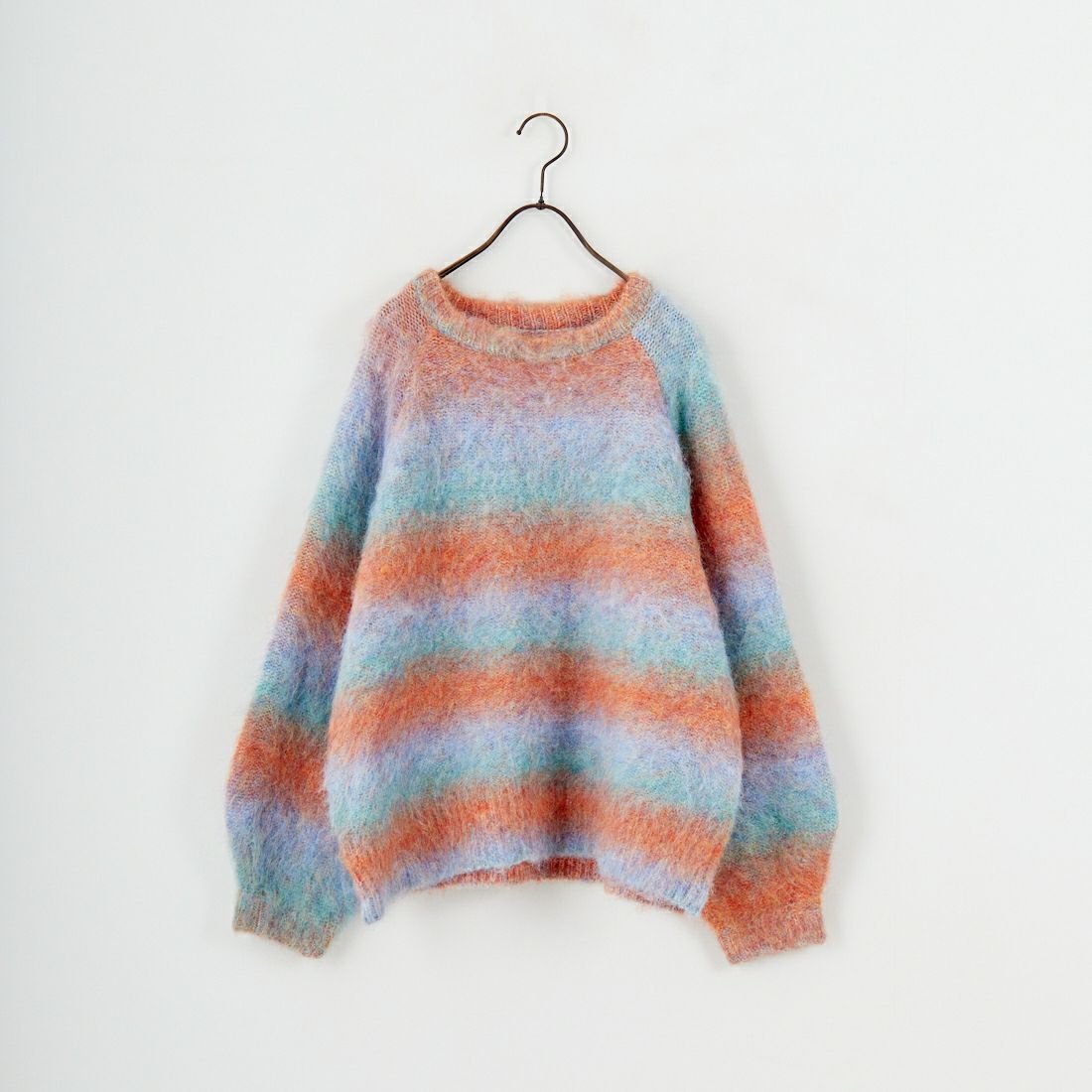 CLOCHE [クロシェ] マルチカラーニットトップス [55285552] ｵﾚﾝｼﾞ