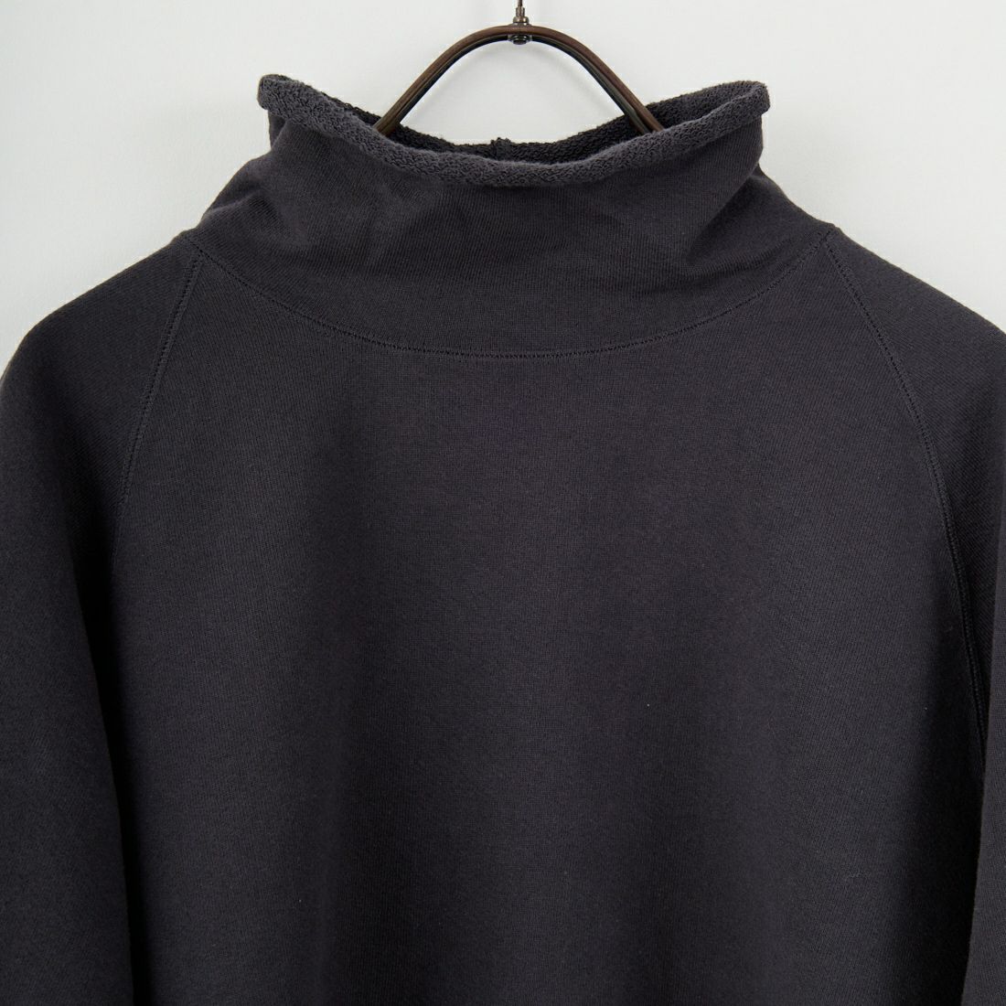 WALLA WALLA SPORT [ワラワラスポーツ] 13oz ロールネックスウェット [13OZ-ROLLNECK-TURTLE] USED BLACK