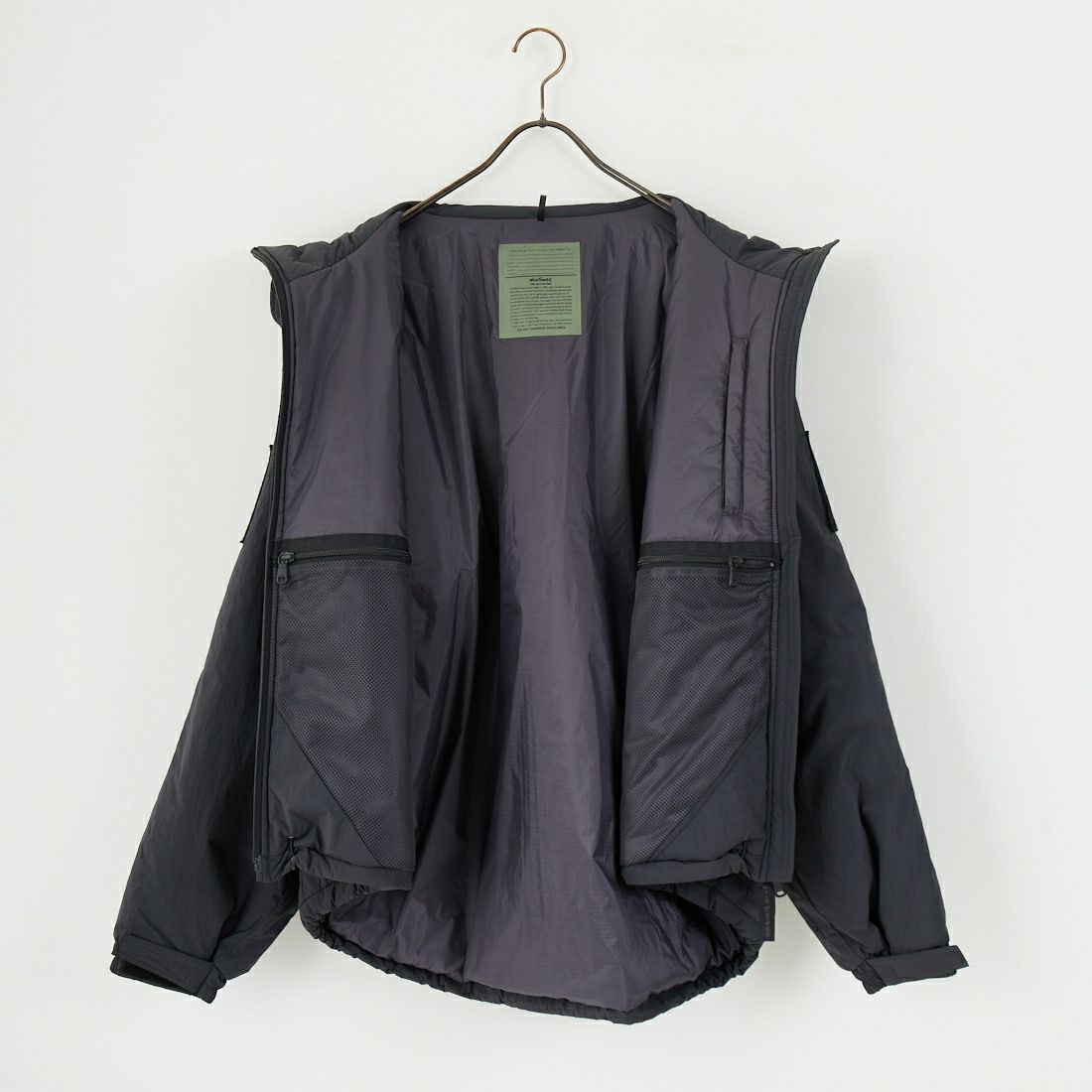 WILD THINGS [ワイルドシングス] ショートモンスターパーカー [WT25102SK] BLACK