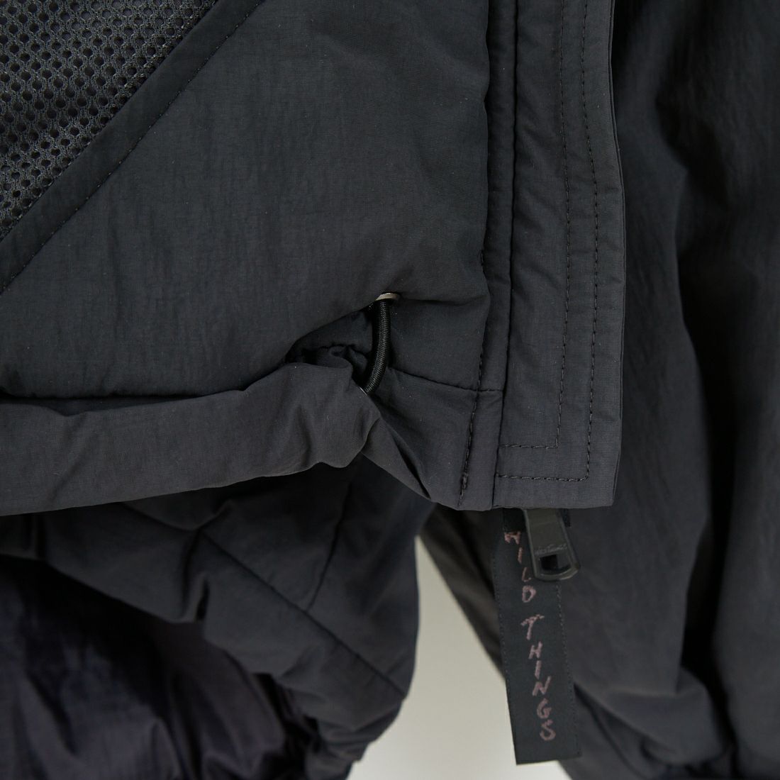 WILD THINGS [ワイルドシングス] ショートモンスターパーカー [WT25102SK] BLACK