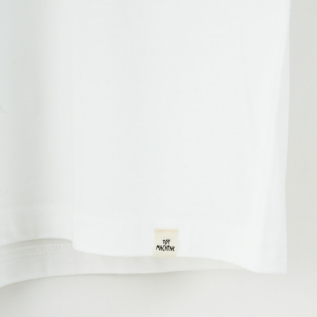 toy machine [トイマシーン] ウィングセクトロケット刺繍 ロングスリーブTシャツ [TMFFLT14] WHITE