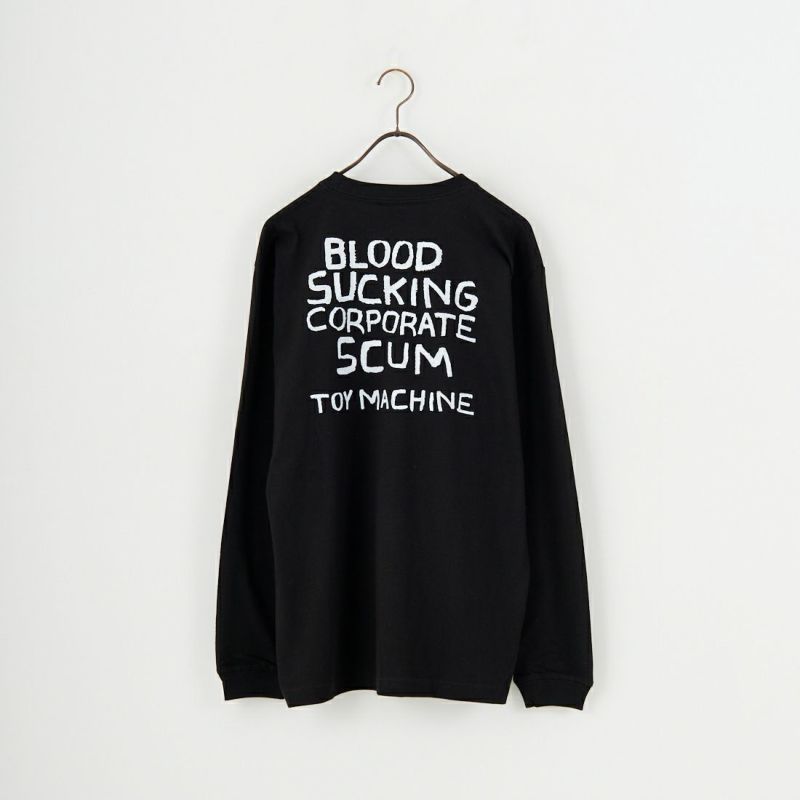 toy machine [トイマシーン] トイモンスター刺繍 ロングスリーブ