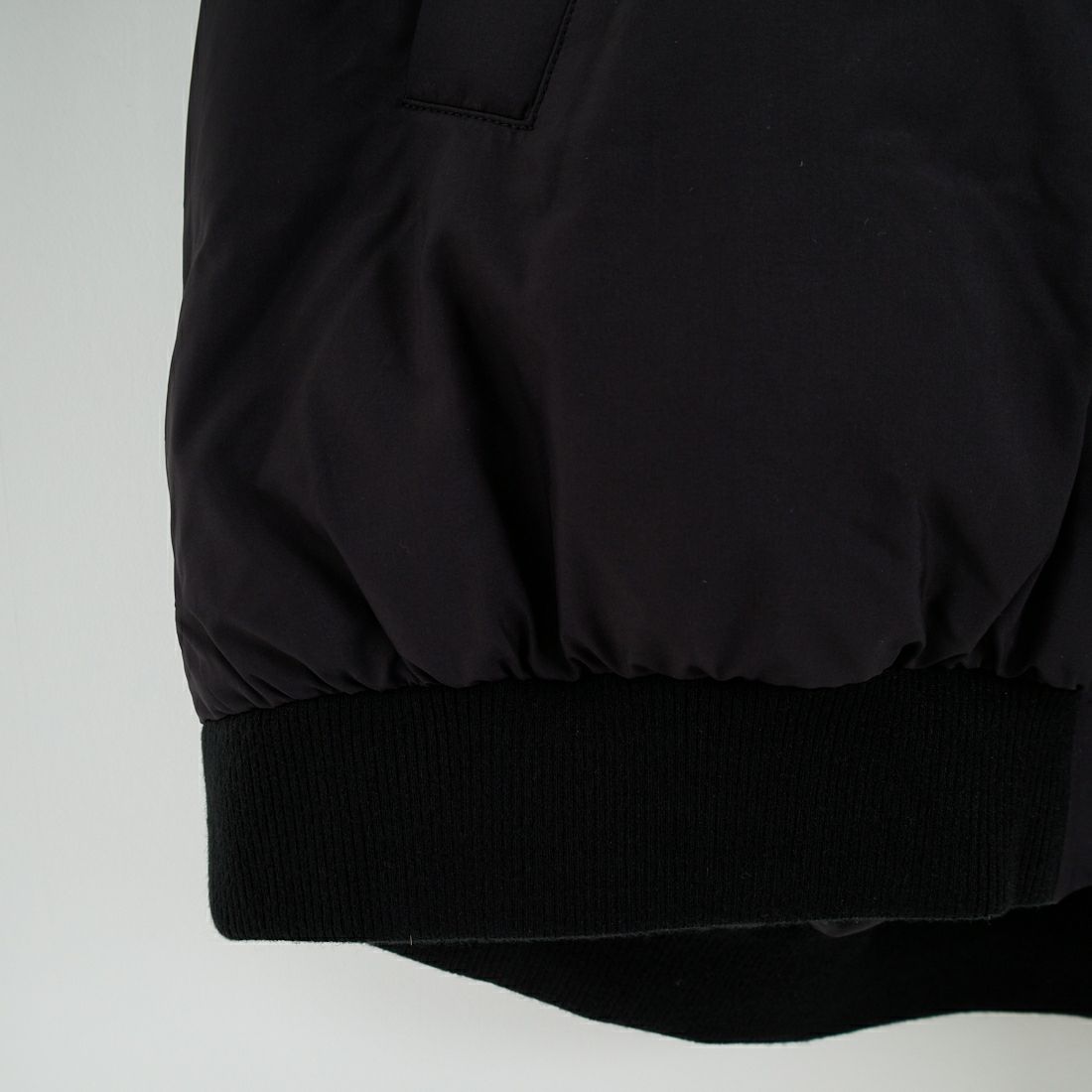 mizuiro ind [ミズイロインド] ワイドジップダウンブルゾン [3-270063] 99 BLACK