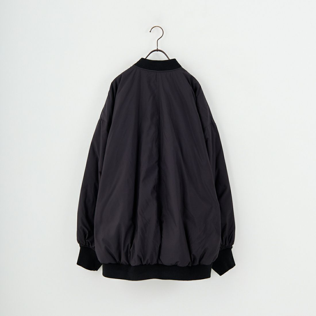 mizuiro ind [ミズイロインド] ワイドジップダウンブルゾン [3-270063] 99 BLACK