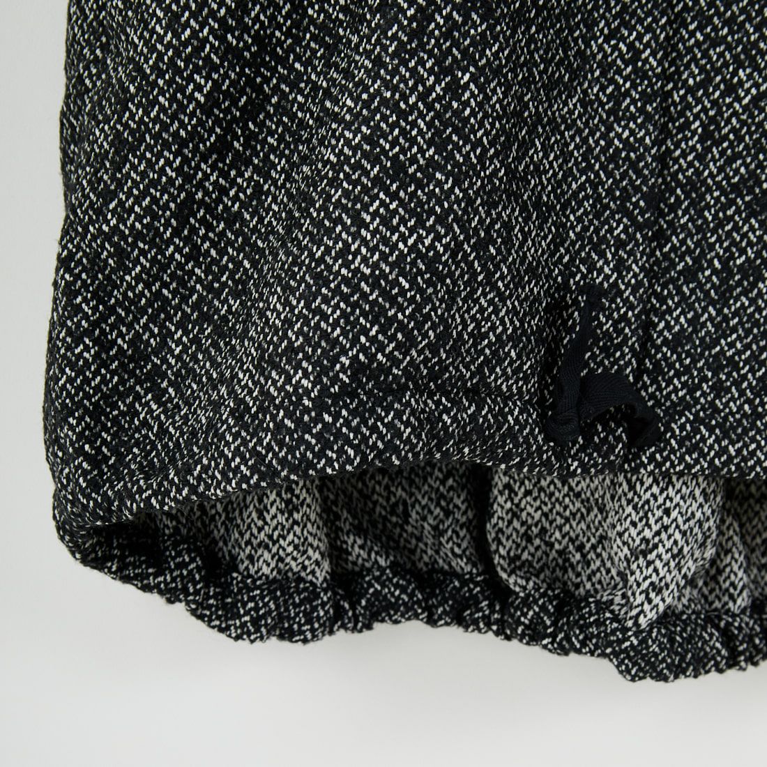 mizuiro ind [ミズイロインド] ウールブレンドフードコート [3-270058] 99 BLACK