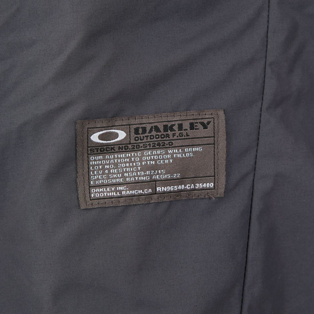 OAKLEY [オークリー] FGL ボムバスティックプルオーバー 5.7 [FOA408216] 01N PHANTO